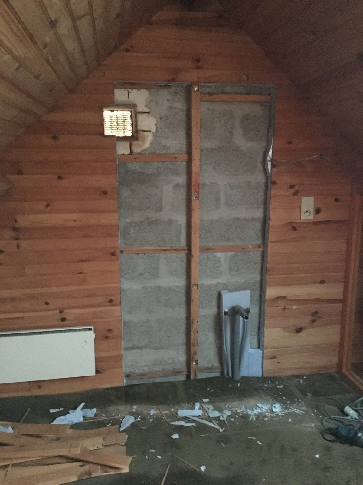 La Balconière en chantier
