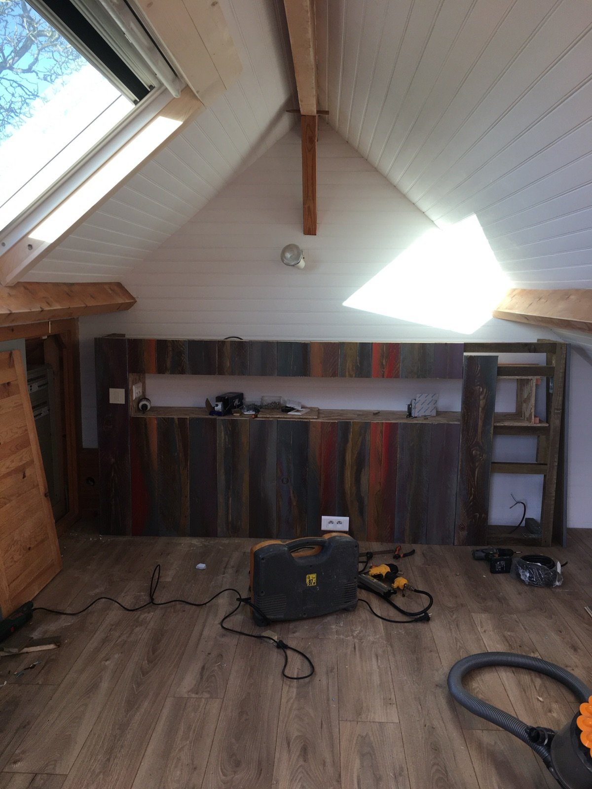 Le lit modulable installé