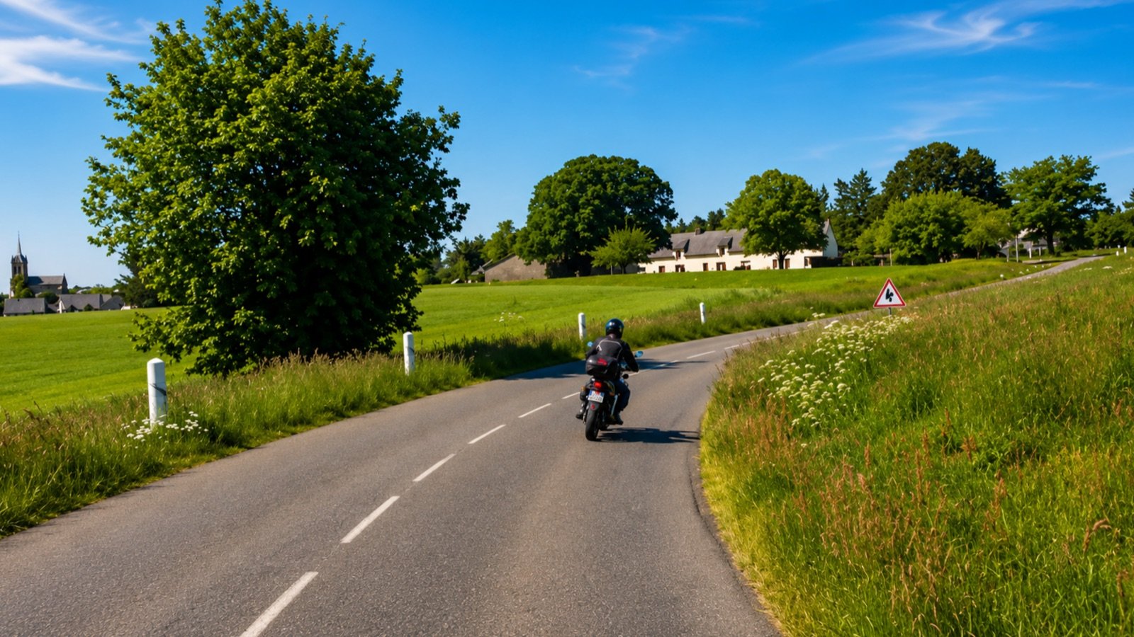 Pourquoi les motards aiment les petites routes du nord de la Loire-Atlantique