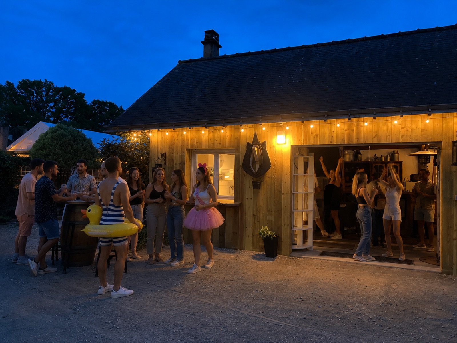 Une soirée EVJF/EVG à L'Arbre Émaillé