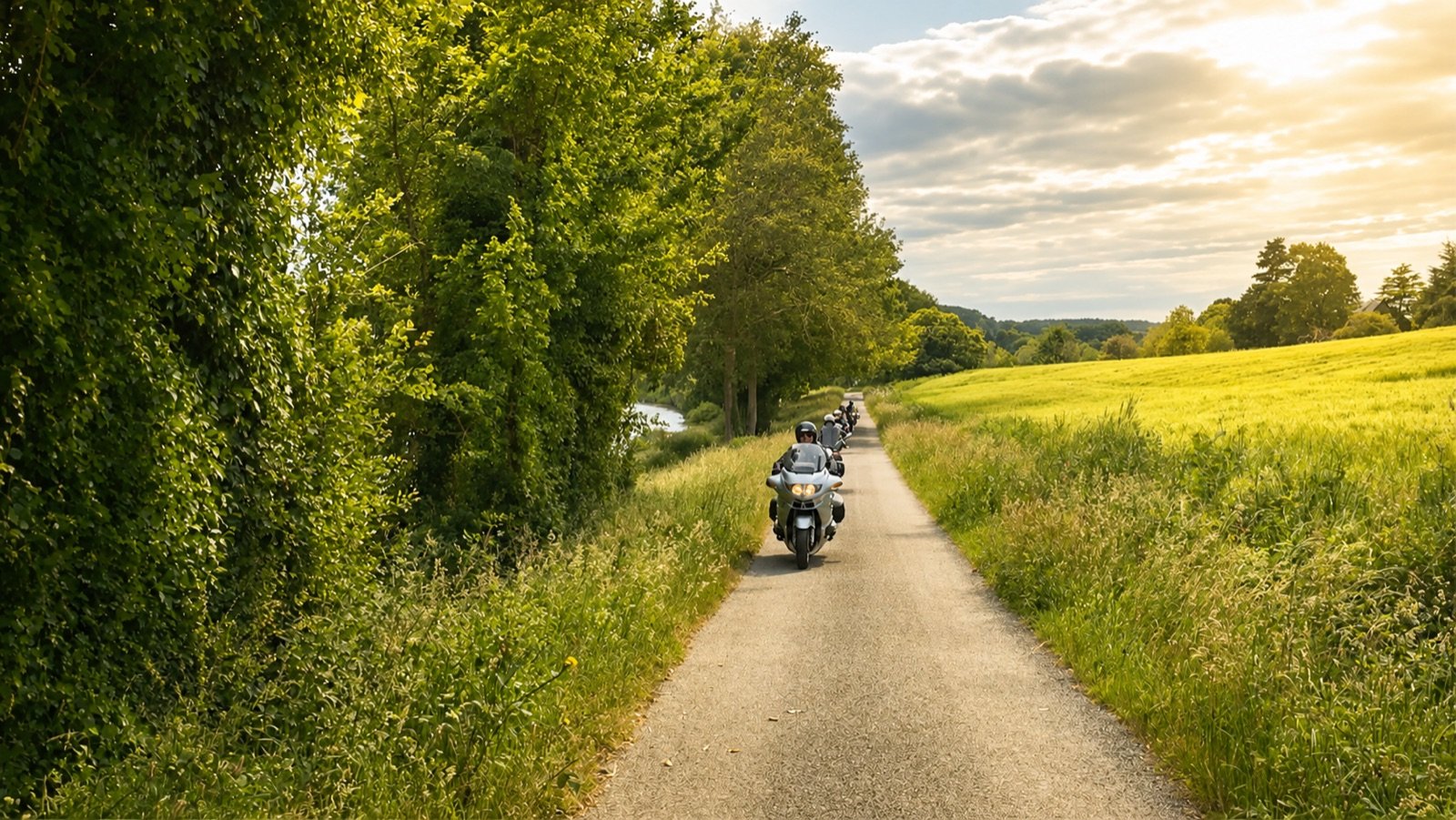 À moto depuis Nantes : rejoindre L'Arbre Émaillé par les petites routes