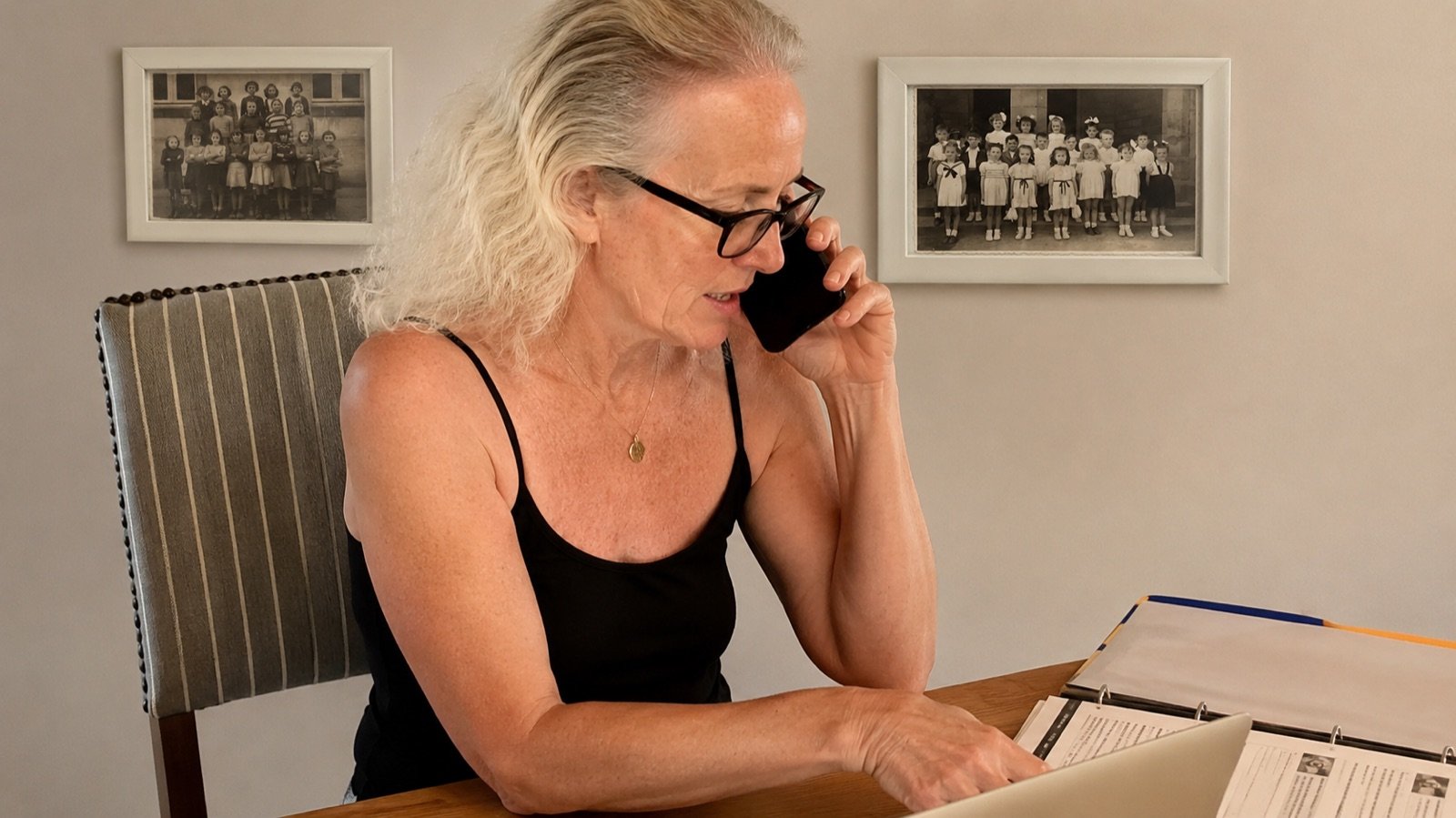 Un contact humain à chaque appel : Karine au téléphone